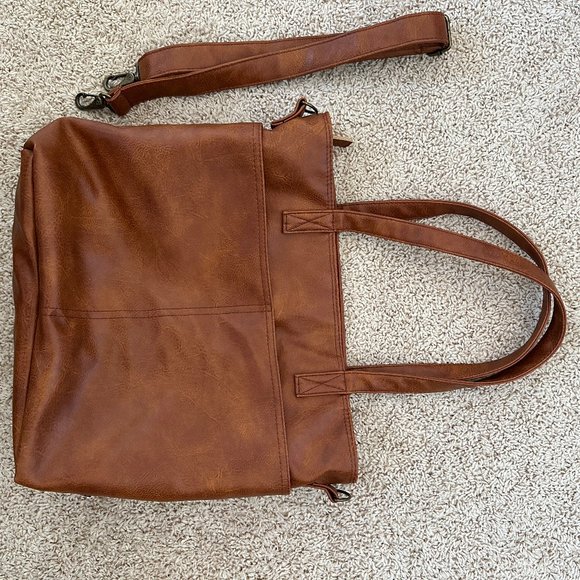 Simple Modern Vegan Leather Work Tote - Picture 4 of 12
